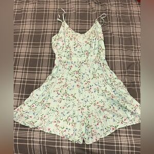 Ci Sono Mint Green Floral romper